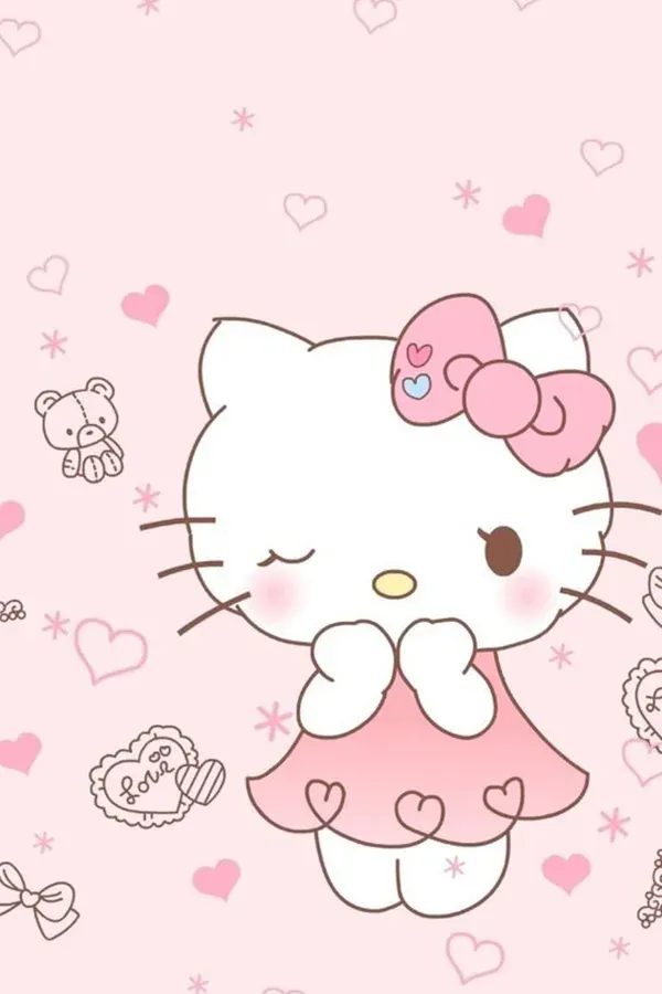 99+ hình nền hello kitty cute chất lượng cao siêu đáng yêu