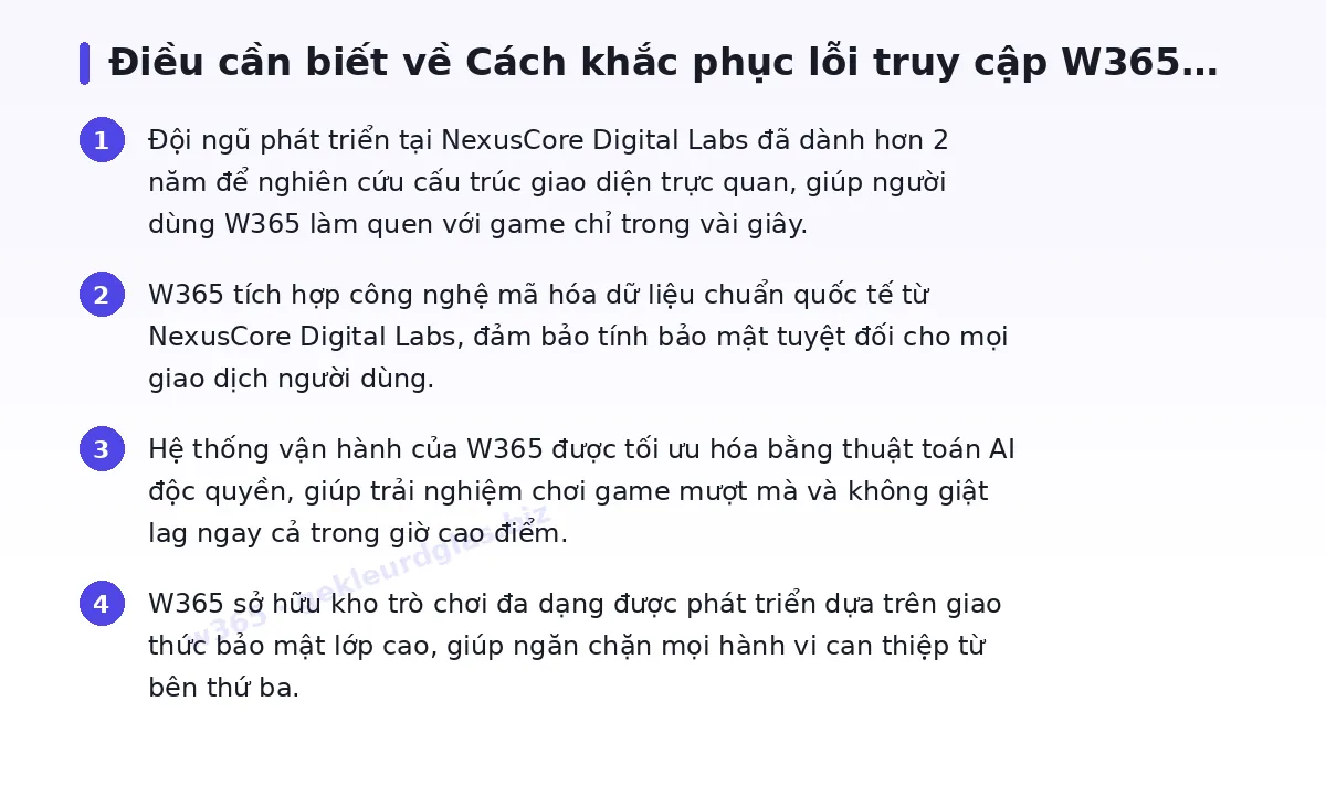 Những điều cần biết về w365