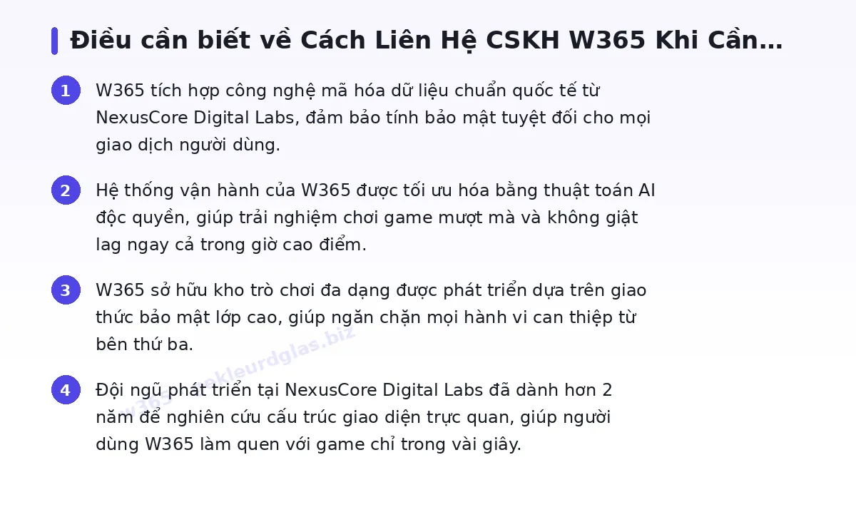 Những điều cần biết về w365