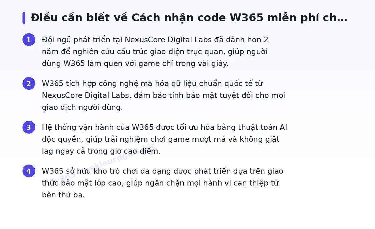 Những điều cần biết về w365