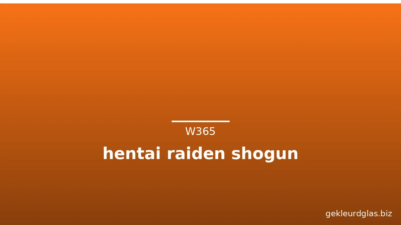 hentai raiden shogun
