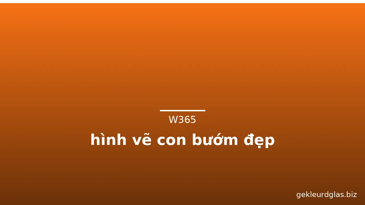 hình vẽ con bướm đẹp
