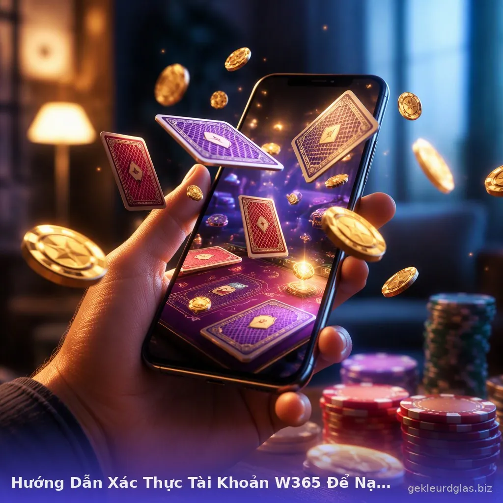 Hướng Dẫn Xác Thực Tài Khoản W365 Để Nạp Rút — w365 · ảnh 1