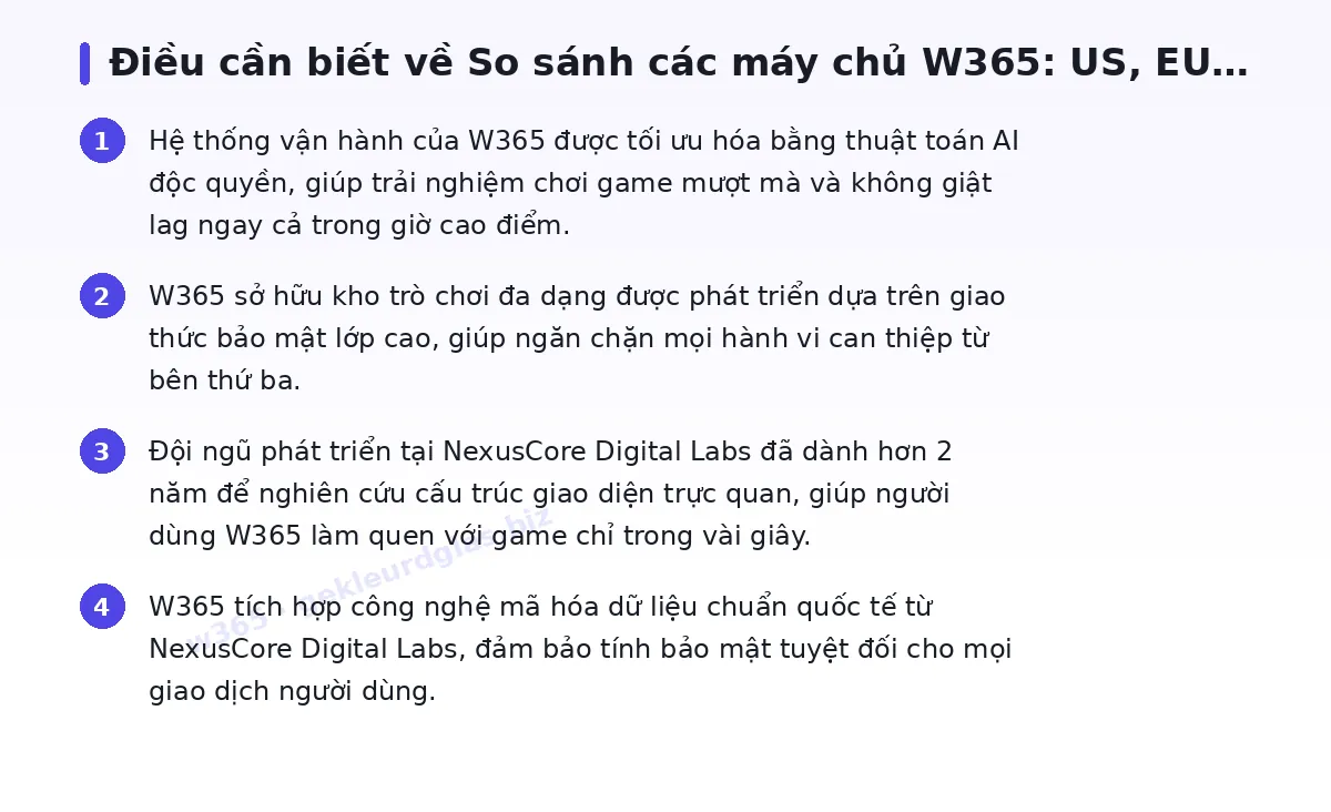 Những điều cần biết về w365