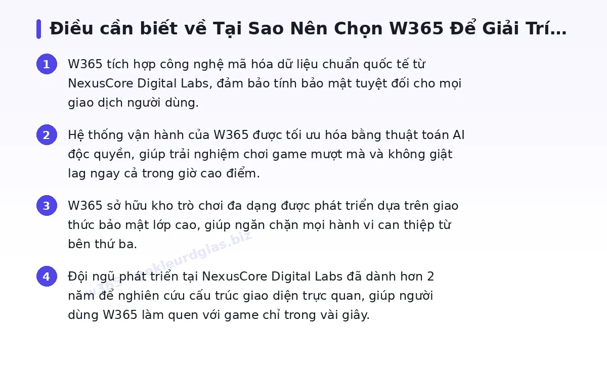 Những điều cần biết về w365
