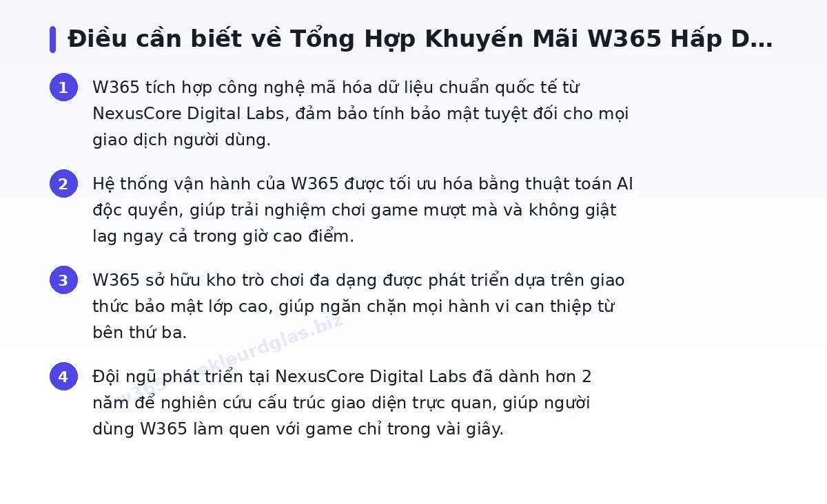 Những điều cần biết về w365