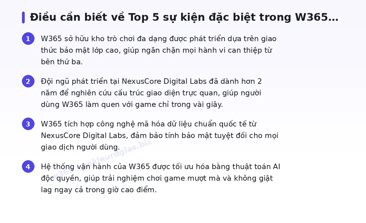 Những điều cần biết về w365